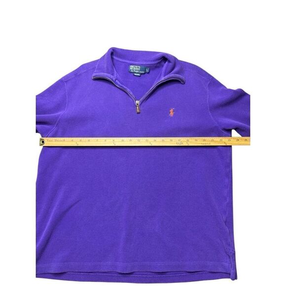 Vintage Polo Ralph Lauren Clemson Tigers 1/4 Zip Pullover Mens L Knit NCAA - Picture 9 of 10